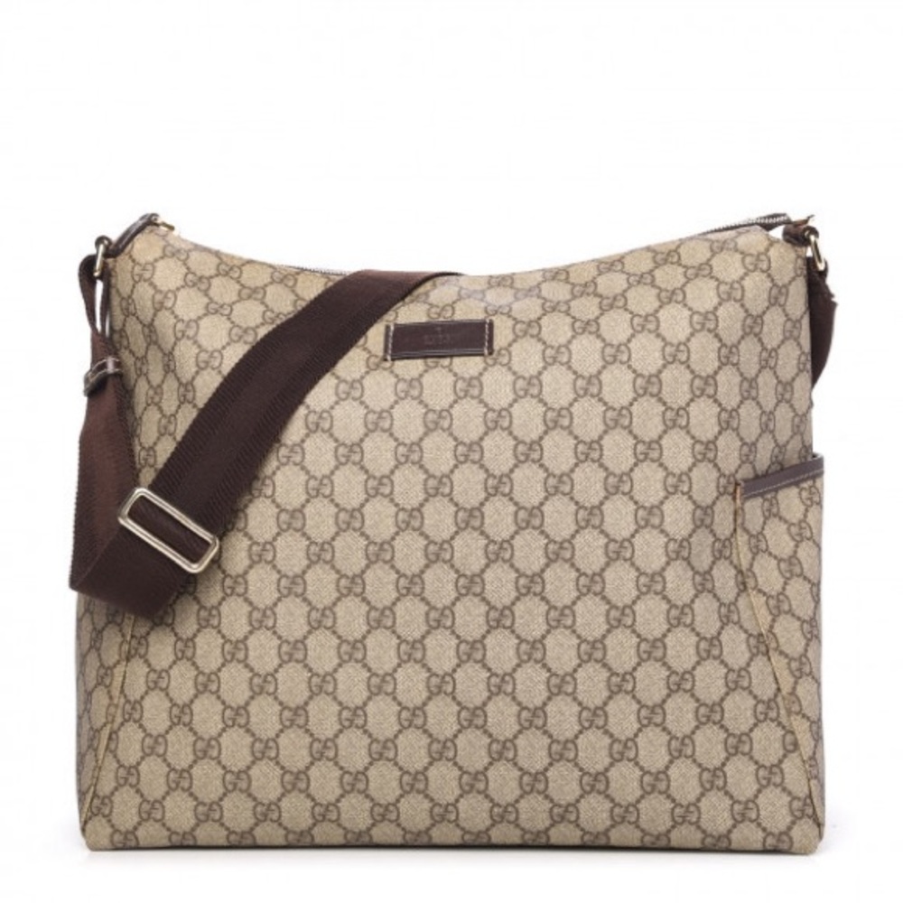 💎 GG Supreme 💎 Coated Gucci laptop Diaper Bag - Picture 4 of 15